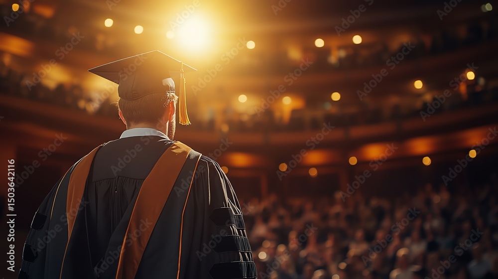 custom made wallpaper toronto digitalRearview of a proud graduate walking across the stage