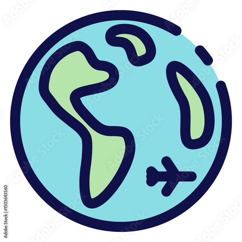 Earth Globe Icon