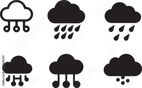 set of weather icons