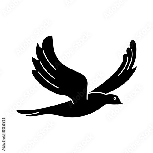 Bird Icon Glyph