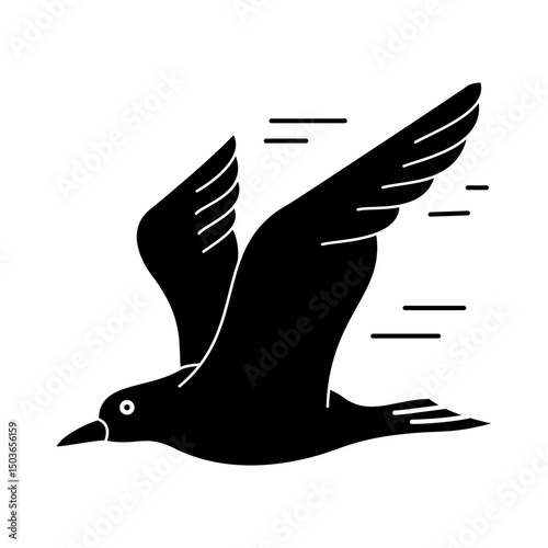 Bird Icon Glyph