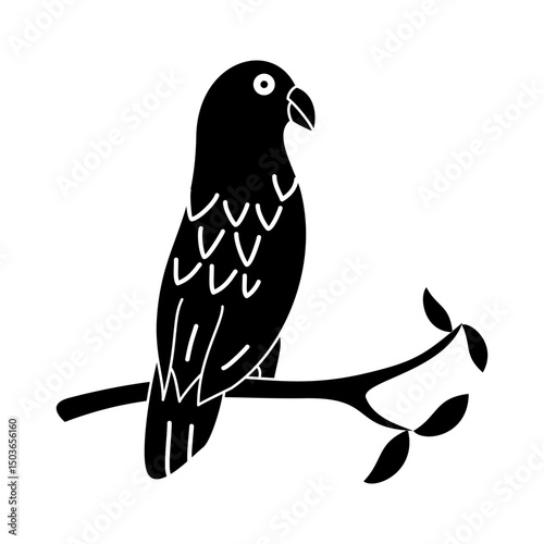 Bird Icon Glyph