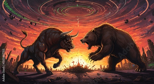 Bull vs Bear: A Financial Apocalypse