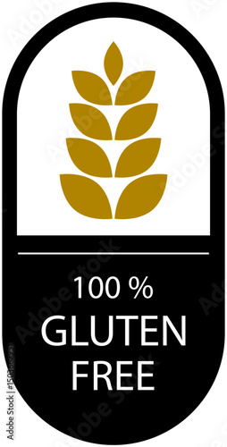 Gluten free icon vector illustration