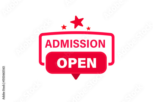 admission open, text web template. web button, application Design, Element, learn, stay, template, accept cookies design, level, sign, speech, bubble  banner, white background. 
