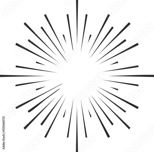 vector illustration of a explosion burst