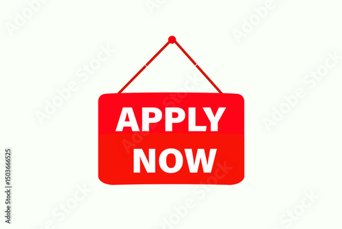 apply now, text web template. web button, application Design, Element, learn, apply now, template, accept cookies design, level, sign, speech, bubble  banner, white background. 