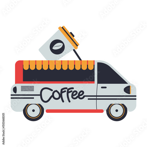 Food Truck Illustration