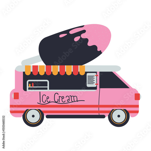 Food Truck Illustration