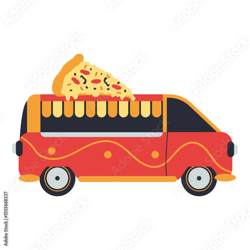 Food Truck Illustration