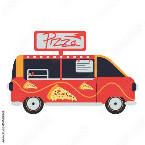 Food Truck Illustration