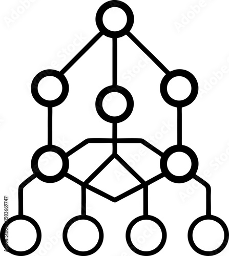Neural Network Layers Diagram outline