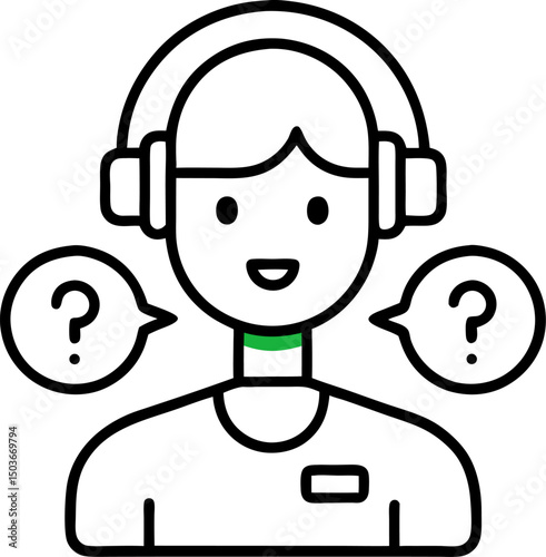 Virtual Assistant Answering Questions 