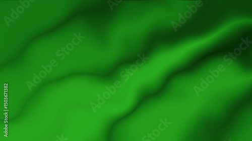 Wallpaper Mural Video showcasing flowing green wave patterns in a seamless motion. Torontodigital.ca