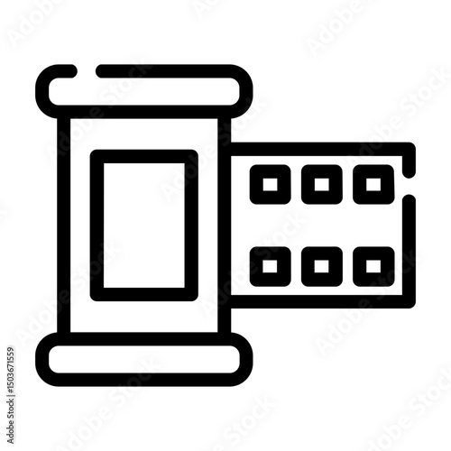 film roll Line Icon