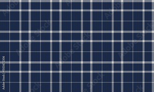 Seamless plaid pattern, blue, white, modern and unique design, suitable for designing clothes, skirts, pants, giving a classic look, looking good and matching with every style.