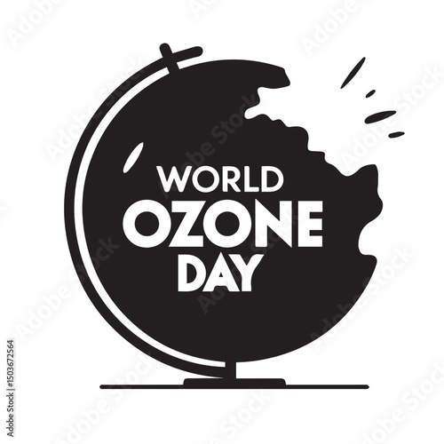 World ozone day vector