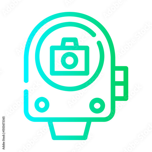 remote Line Gradient Icon