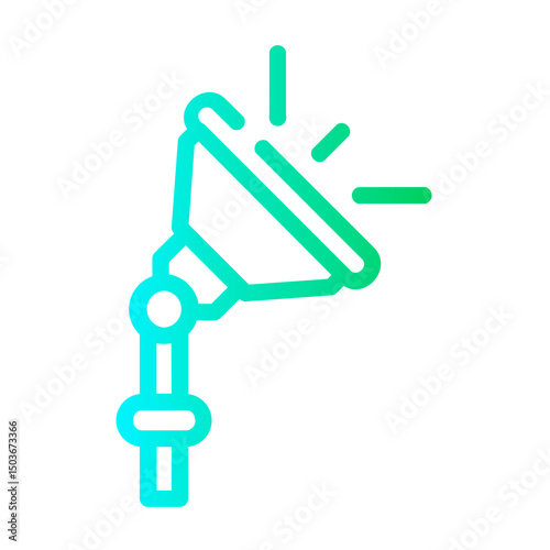 reflector Line Gradient Icon