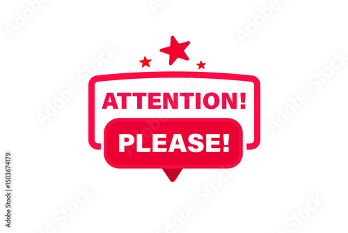 attention please, text web template. web button, application Design, Element, learn, apply now, template, accept cookies design, level, sign, speech, bubble  banner, white background. 
