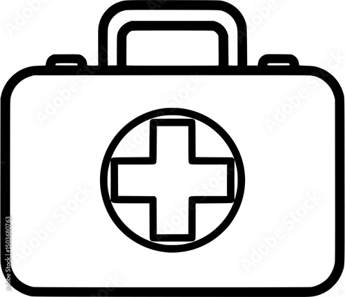 First Aid Kit Outline Icon