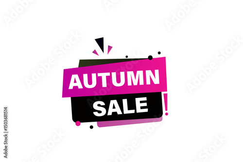 autumn sale, text web template. web button, application Design, Element, learn, apply now, template, accept cookies design, level, sign, speech, bubble  banner, white background. 
