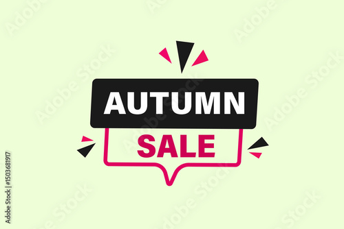 autumn sale, text web template. web button, application Design, Element, learn, apply now, template, accept cookies design, level, sign, speech, bubble  banner, white background. 
