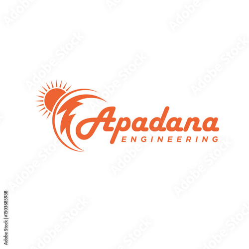 Bright and clean Sun Solar logo with a radiant sun and stylized solar panel, ideal for renewable energy companies, solar installers, and sustainable technology brands.
