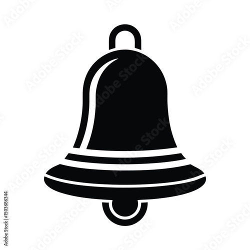 bell chime icon vector illustration