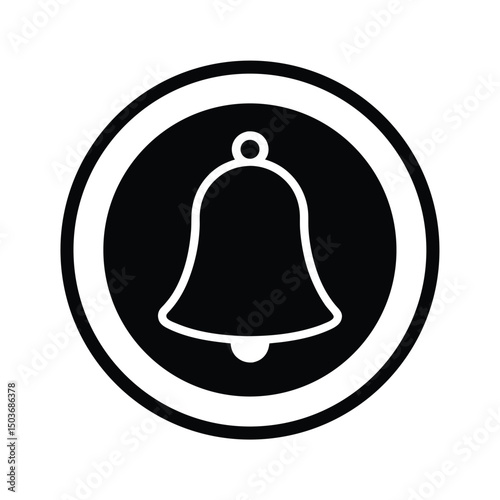 bell ring icon vector illustration