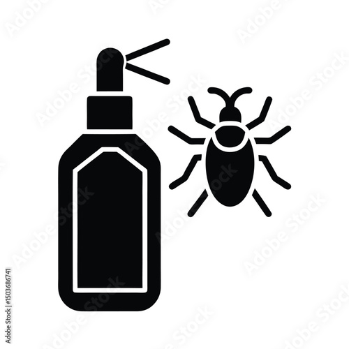 bug spray icon vector illustration