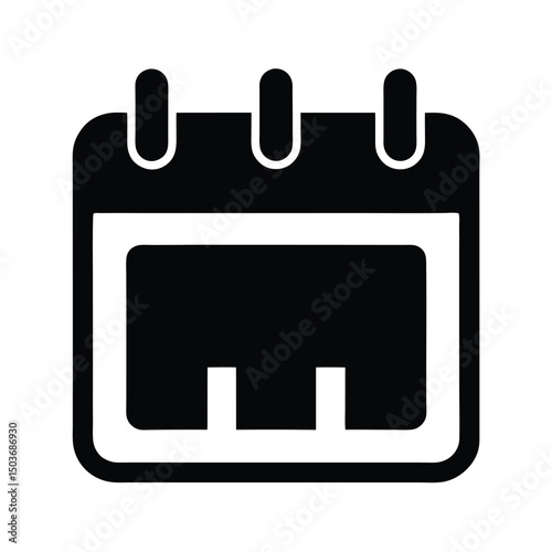 calendar page icon vector illustration