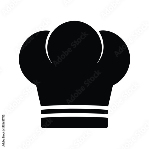 chef hat icon vector illustration