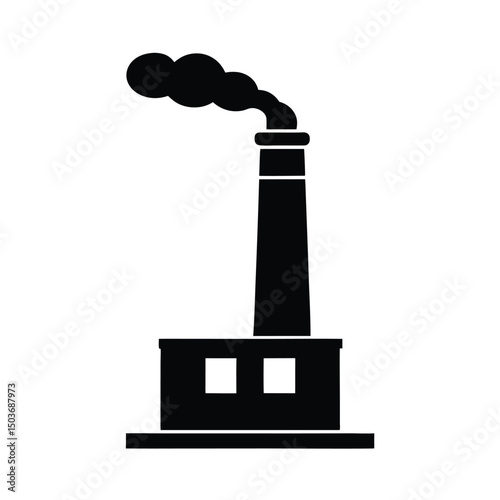 chimney smoke icon vector illustration