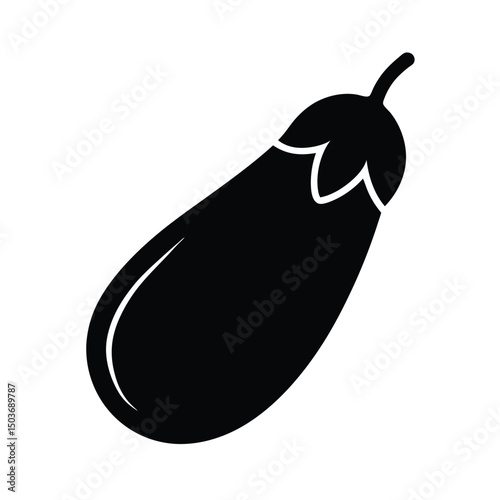 eggplant icon vector illustration