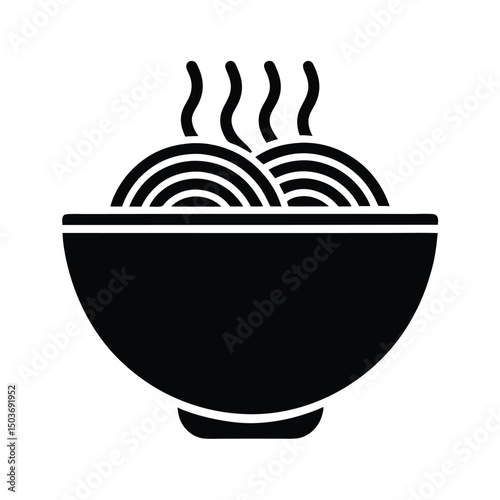 noodles bowl icon vector illustration