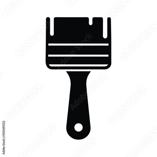 paint scraper icon vector illustration