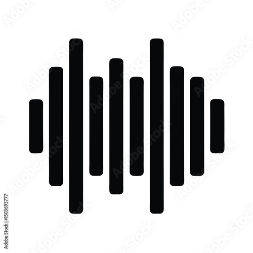 sound equalizer icon vector illustration