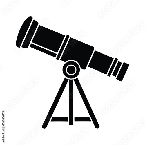 telescope icon vector illustration