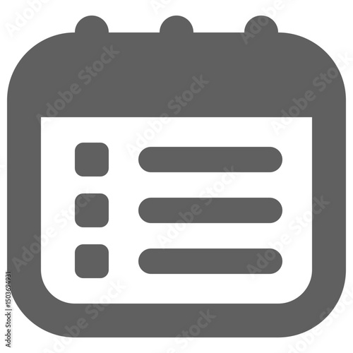 Gray Calendar Icons Representing Various Symbols and Functions in Minimalist Style