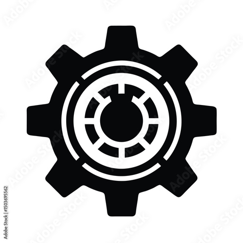 watch gears icon vector illustration
