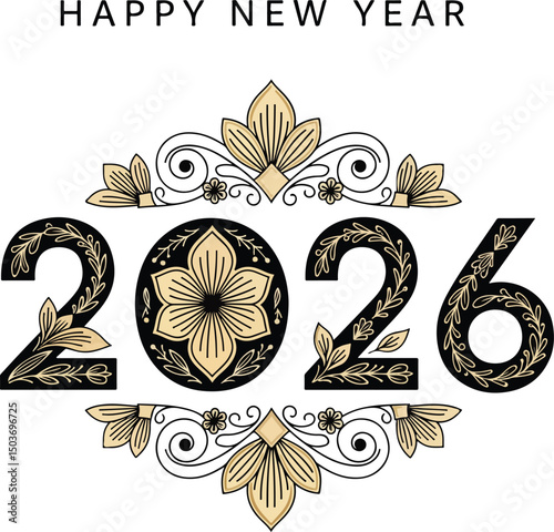Happy New Year 2025 Designs. Elegant and beautiful poster designs