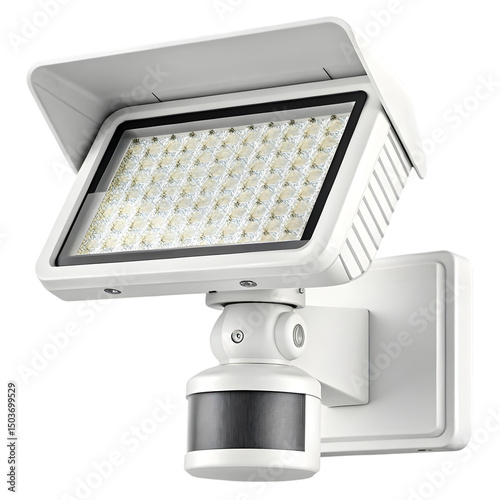 solar powered motion activated security light
 photo