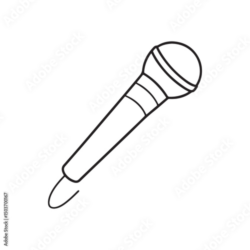 microphone icon vector illustration