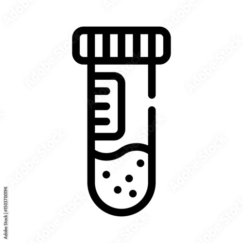 lab experiment line icon