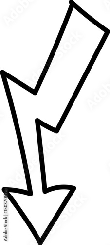 Lightning Bolt Outline