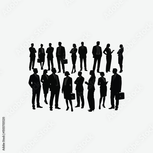 Download clean and stylish vector silhouettes of men and women in various poses. Perfect for graphic design, web design, print projects, advertising, UI mockups, and branding.