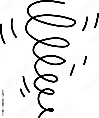 Wind Curve Doodle