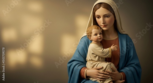 Madonna and Child Timeless beauty of motherly love and divinity depicted