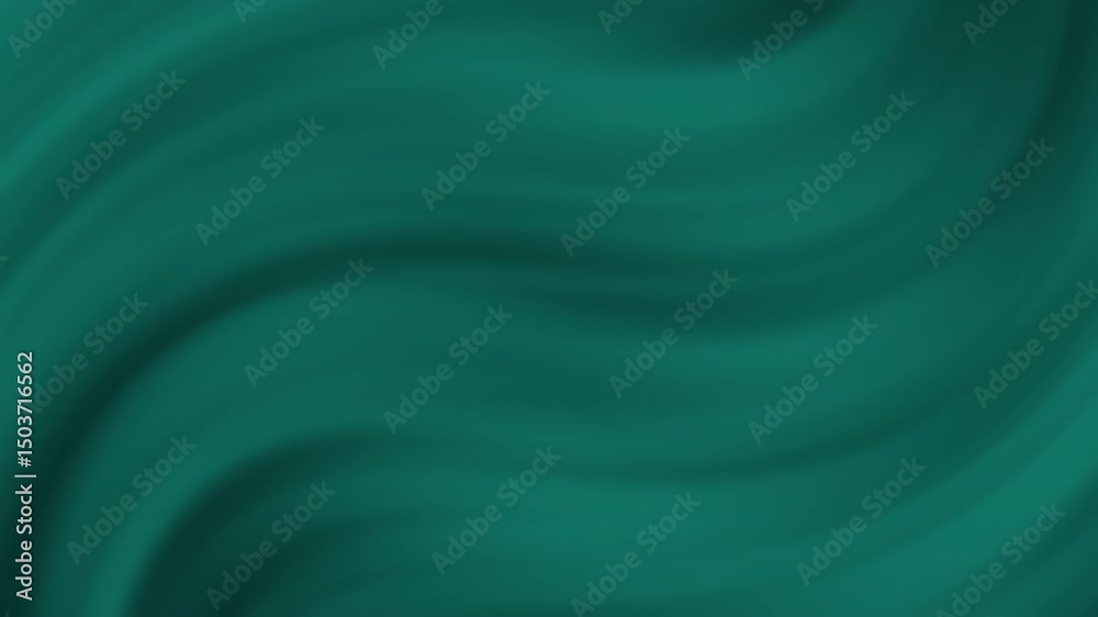 Soft, wavy green abstract background with smooth flowing lines and gentle gradients, Abstract texture Gradient motion Background animation.